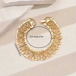 Браслеты из железной цепи в стиле хип-хоп-панк для женщин&nbsp;EC2956