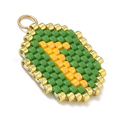 Подвески из бисера номер 0~9&nbsp;PALLOY-MZ00907