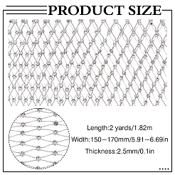 Netzgewebe aus Polyester-Strassen&nbsp;DIY-WH0170-39B