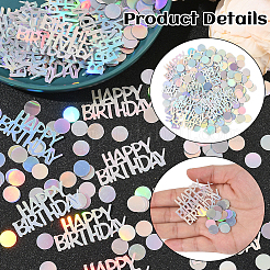 2 пакетик пластикового конфетти&nbsp;DIY-SC0031-54B