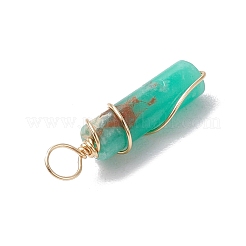 Подвески из окрашенной синтетической императорской колонны из медной проволоки&nbsp;PALLOY-JF03489