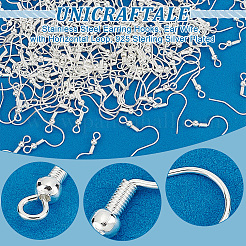 150 шт. крючки для сережек из нержавеющей стали 304&nbsp;STAS-UN0058-82