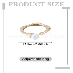 1 шт. ионное покрытие (IP) 304 нержавеющая сталь манжеты палец кольца для женщин&nbsp;RJEW-LP0003-39