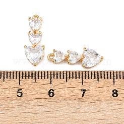 Латунные микро проложить кубического циркония подвески&nbsp;KK-A274-22G