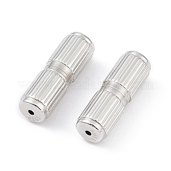 Застежки из стерлингового серебра с родиевым покрытием STER-K173-09P