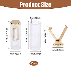 40 комплект из цинкового сплава с наконечниками из смолы&nbsp;FIND-CA0010-66G