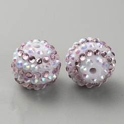 Полосатый узор из смоляных стразов RESI-WH0034-20F