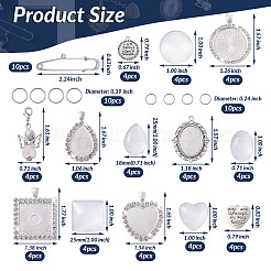 Kit fai da te per realizzare spille da balia con ciondolo a goccia&nbsp;DIY-FW0001-26