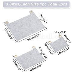 3 шт. 3 войлочных сумки-органайзера&nbsp;PURS-WR0006-87D