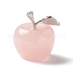 Натуральный розы украшения кварц домашний дисплей DJEW-F016-01B