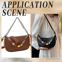 Акриловые цепочки для кошельков с кофейными зернами&nbsp;FIND-WH0418-03LG