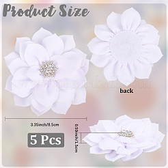 Аксессуары для украшений из полиэстера и стразов&nbsp;DIY-WH20063-015D