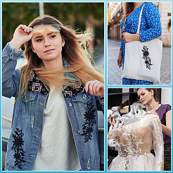 Полиэфирная вышивка швейные украшения DIY-WH0037-56B