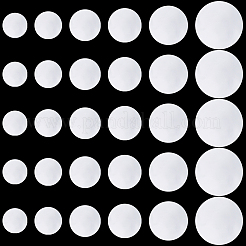 240 pieza de película de plástico transparente de 6 estilos para insignia&nbsp;DIY-CP0013-94