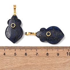 Gefärbt natürliche Lapislazuli Anhänger&nbsp;G-P628-05G-03