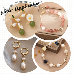 90 шт. 3-х цветные бусины из нержавеющей стали 304 STAS-DC0014-45