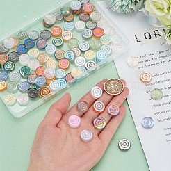 120 шт. 12 цвета гальванические прозрачные стеклянные бусины EGLA-PH0001-39