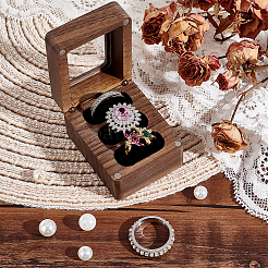 Деревянная шкатулка для обручального кольца OBOX-WH0016-07A
