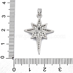 Латунные микро проложить кубического циркония подвески&nbsp;X-KK-V009-27G