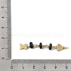 Pendentifs en éclats de lapis-lazuli naturel de l'océan&nbsp;GG-CBA3401-02G-07