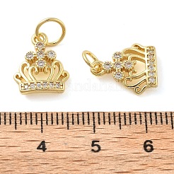 Латунные микро проложить кубического циркония подвески KK-C092-15G