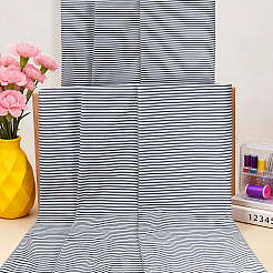2 Yard (ca. [91] cm) gestreifter Polycotton-Stoff&nbsp;AJEW-BC0011-04A