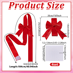 Атласный бант рождественское украшение&nbsp;FIND-WH0816-082