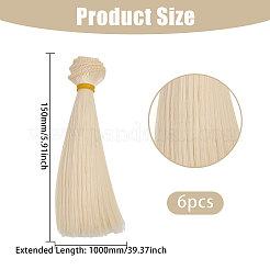 6 комплект новых женских аксессуаров для волос OHAR-GL0001-02A