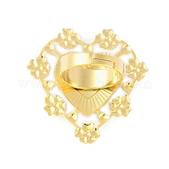 Регулируемые кольца из нержавеющей стали 304 для женщин&nbsp;RJEW-H234-03G