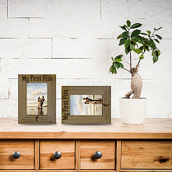 Cadres photo rectangulaires en bois&nbsp;AJEW-WH20021-013