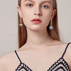 925 boucles d'oreilles asymétriques en argent sterling&nbsp;JE850A