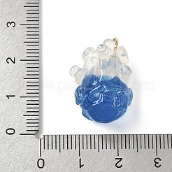 Прозрачные смоляные подвески CRES-D306-10G-B