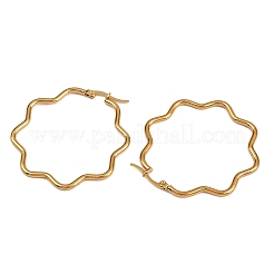 201 серьги-кольца из нержавеющей стали EJEW-F205-16G-A