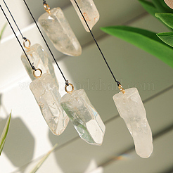 Ветряная музыка из натурального кварцевого кристалла HJEW-D302-09