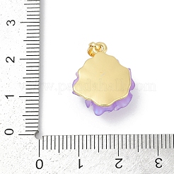 Подвески из латуни с уф-покрытием&nbsp;KK-R213-15G-02