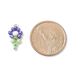 Стеклянные подвески из бисера&nbsp;PALLOY-JF01825