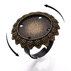 Основание-кольцо из сплава и железа с вращающимся подносом&nbsp;MAK-T012-13AB