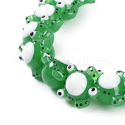 Бусы лэмпворк ручной работы LAMP-P066-07F