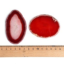 Gefärbte und erhitzte natürliche Achat-Scheiben-Cabochons&nbsp;GG-CBAAF67-01H