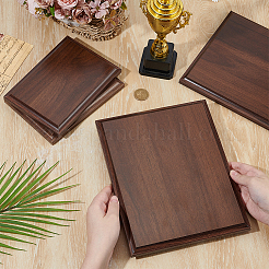 4 Stück 2 Stile unbehandelte Holzmedaillenplakette&nbsp;WOOD-OC0004-39