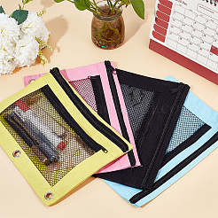 Прямоугольные сумки для ручек из полиэфирной сетки AJEW-CP0008-06A