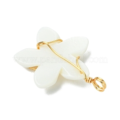 Подвески из натуральных резных пресноводных ракушек&nbsp;PALLOY-JF03391