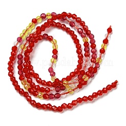 Прозрачный градиент цвета стеклянные бусины пряди&nbsp;LS-GLAA-H021-01A-30