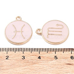 Pendente smaltati in lega&nbsp;ENAM-S124-01A-09