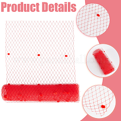 Эластичные ленты из полиэстера с декоративной сеткой&nbsp;DIY-GF0009-01C