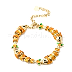 Латунные браслеты-цепочки с микропаве из кубического циркония для женщин&nbsp;BJEW-H639-01G