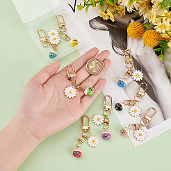 1 комплект фарфоровых подвесок в виде кошки на удачу KEYC-PH0001-88