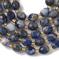 Природный содалит бисер нитей G-F809-A19-01A