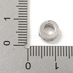 Латунь микропаве прозрачный кубический цирконий европейский бисер&nbsp;KK-G493-41P