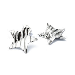 Серьги-гвоздики из нержавеющей стали 201 EJEW-K270-19P